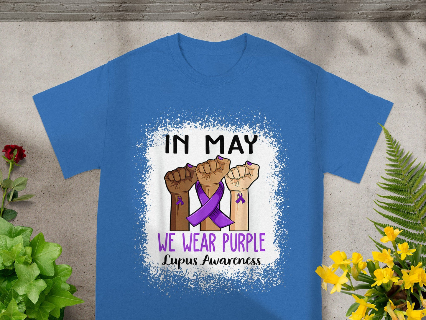 In May We Wear Purple Lupus Awareness Shirt