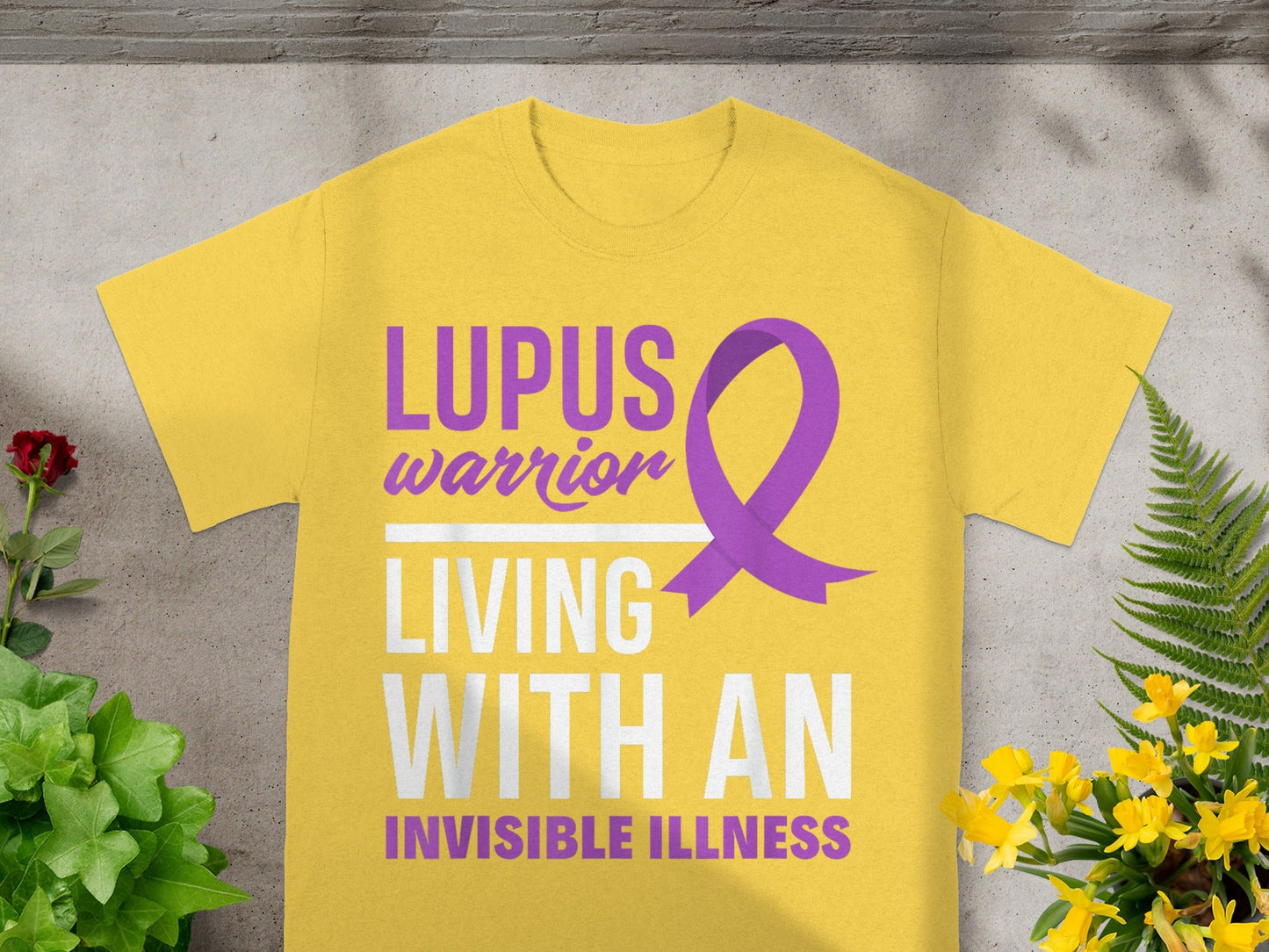 Lupus Warrior Living with an Invisible Illness T-Shirt