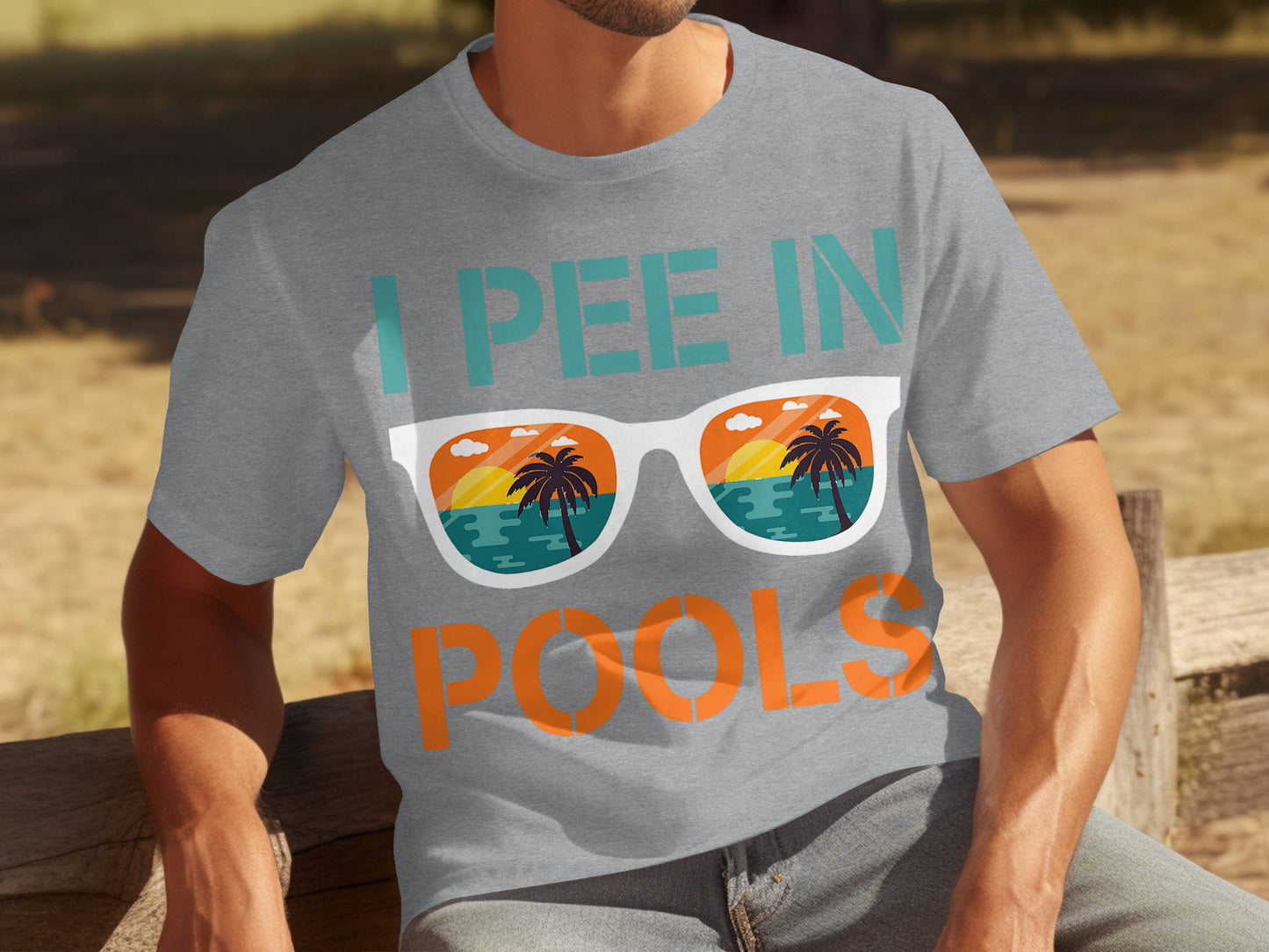 I Pee In Pools Funny Summer Beach T-Shirt