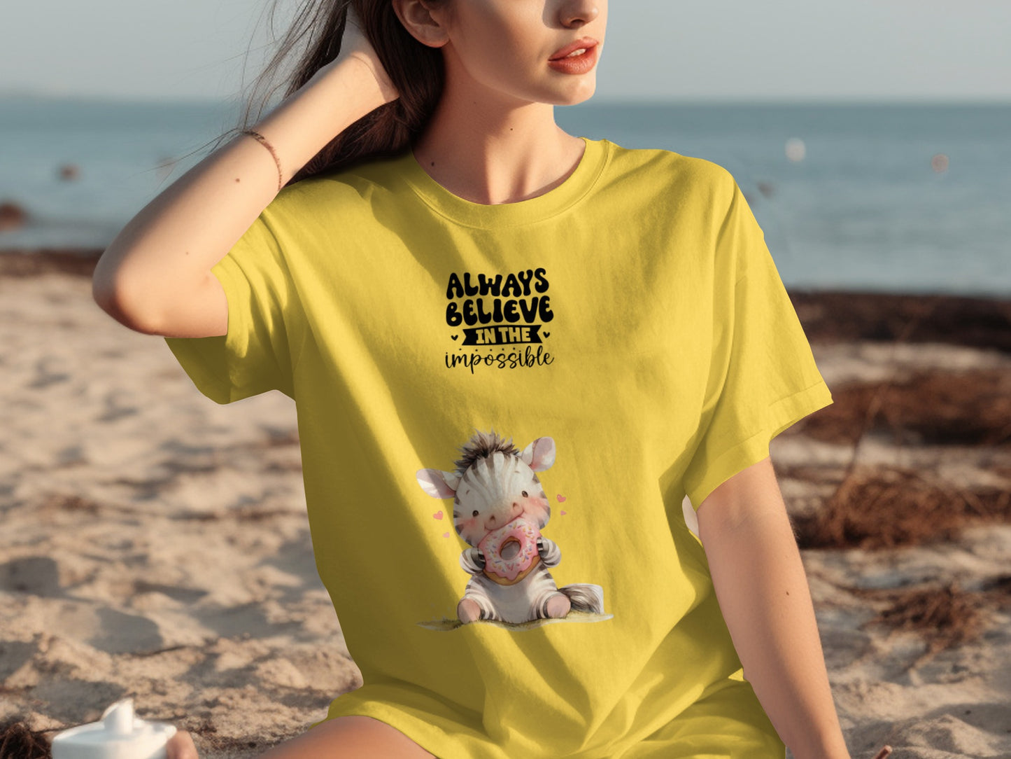 Always Believe in the Impossible Yellow T-shirt