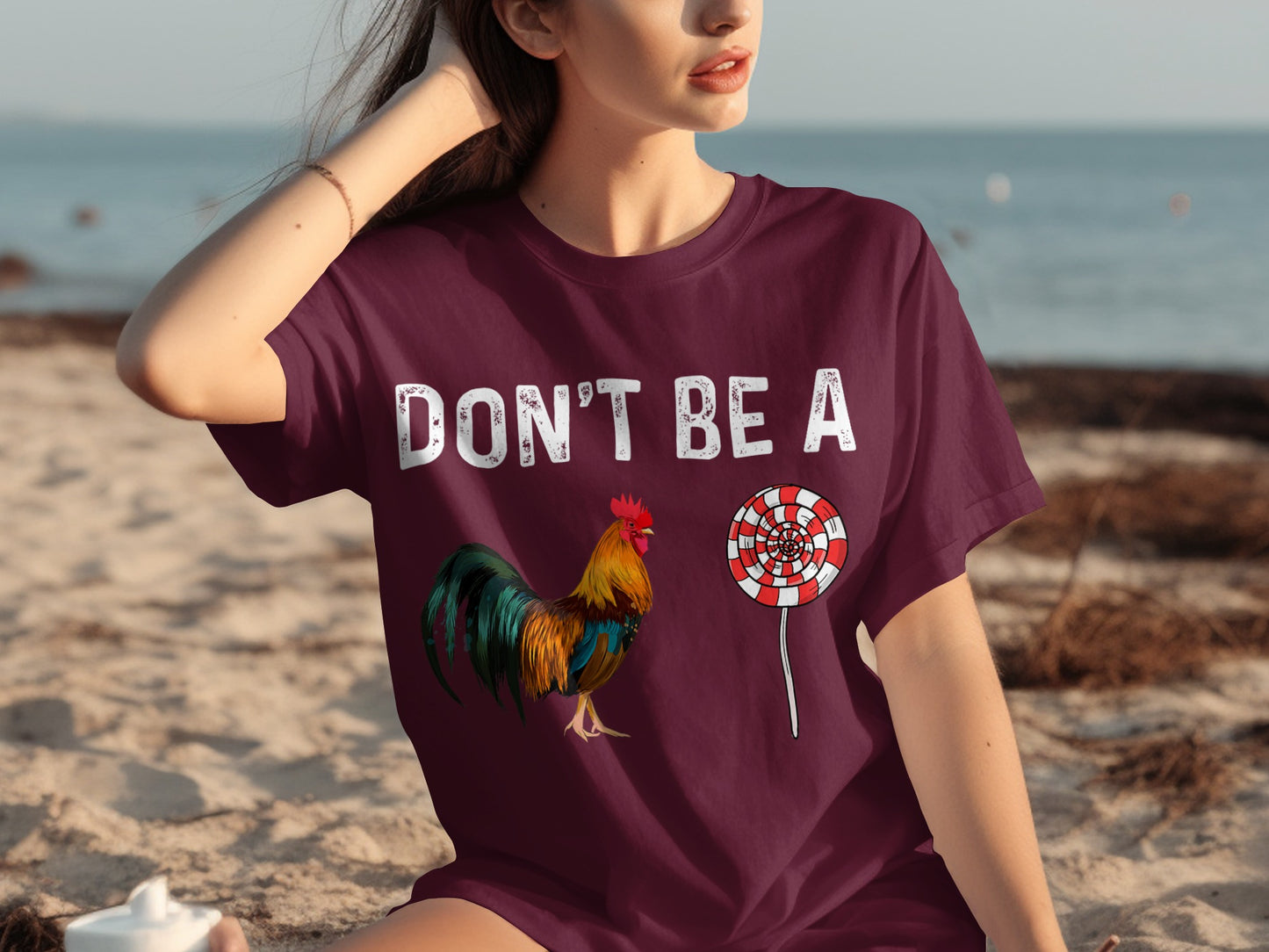 Don't Be A Rooster Lollipop Graphic Shirt