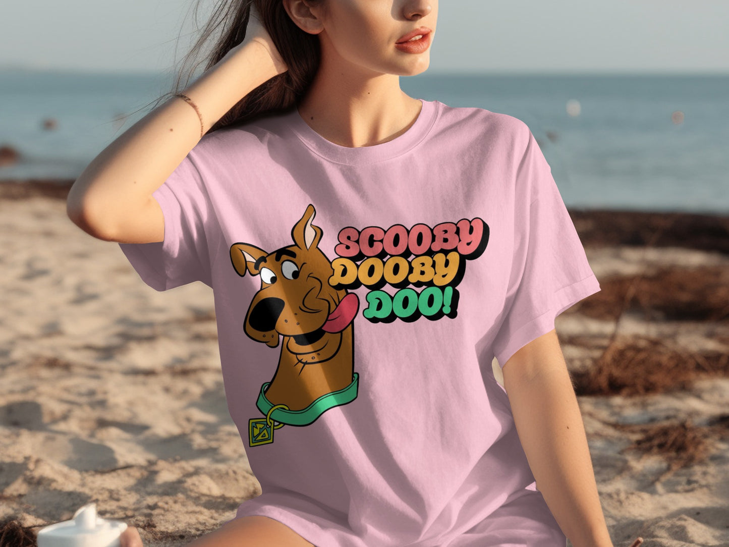 Scooby Dooby Doo Cartoon Character Graphic T-Shirt