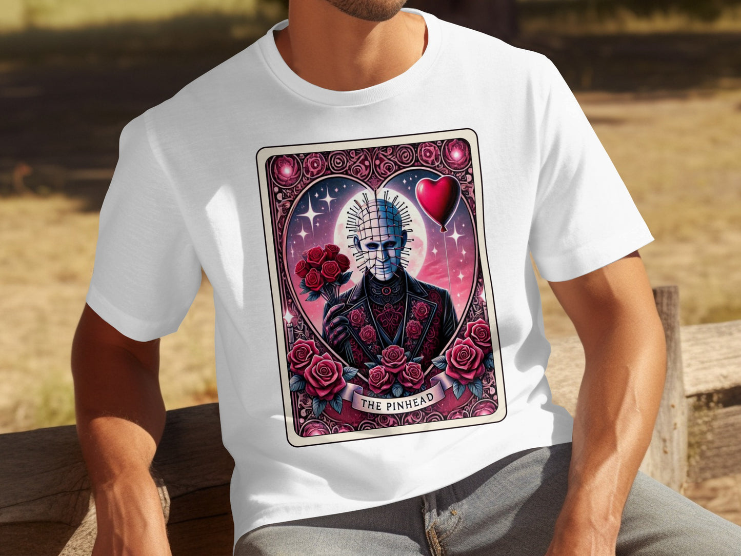 The Pinhead Fantasy Art Graphic T-Shirt Design