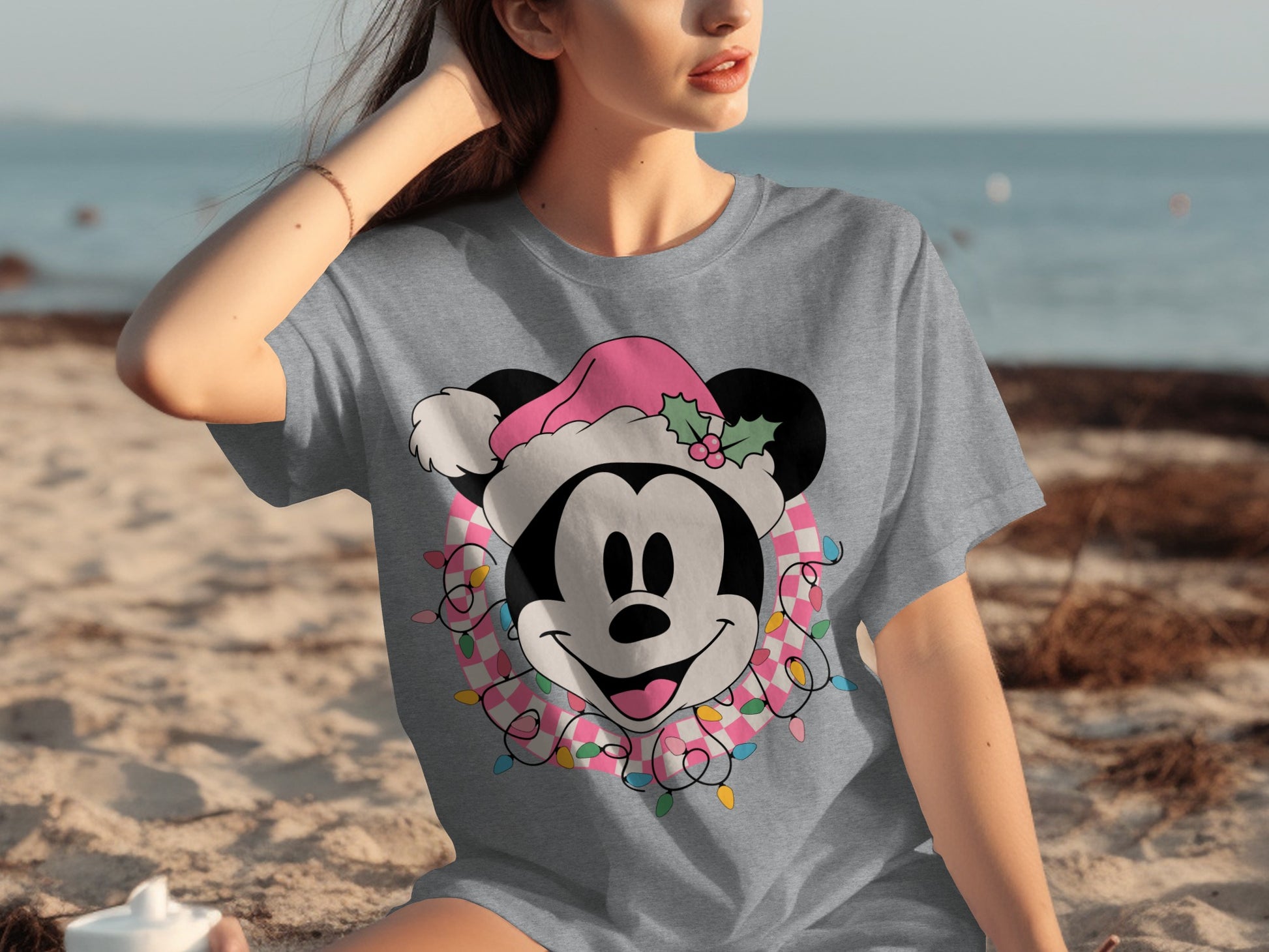 Christmas Mickey Mouse Holiday Cheer Graphic Tee