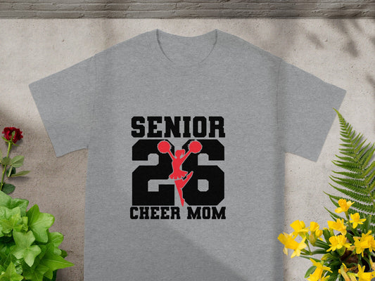 Senior 26 Cheer Mom T-Shirt Cheerleading Shirt