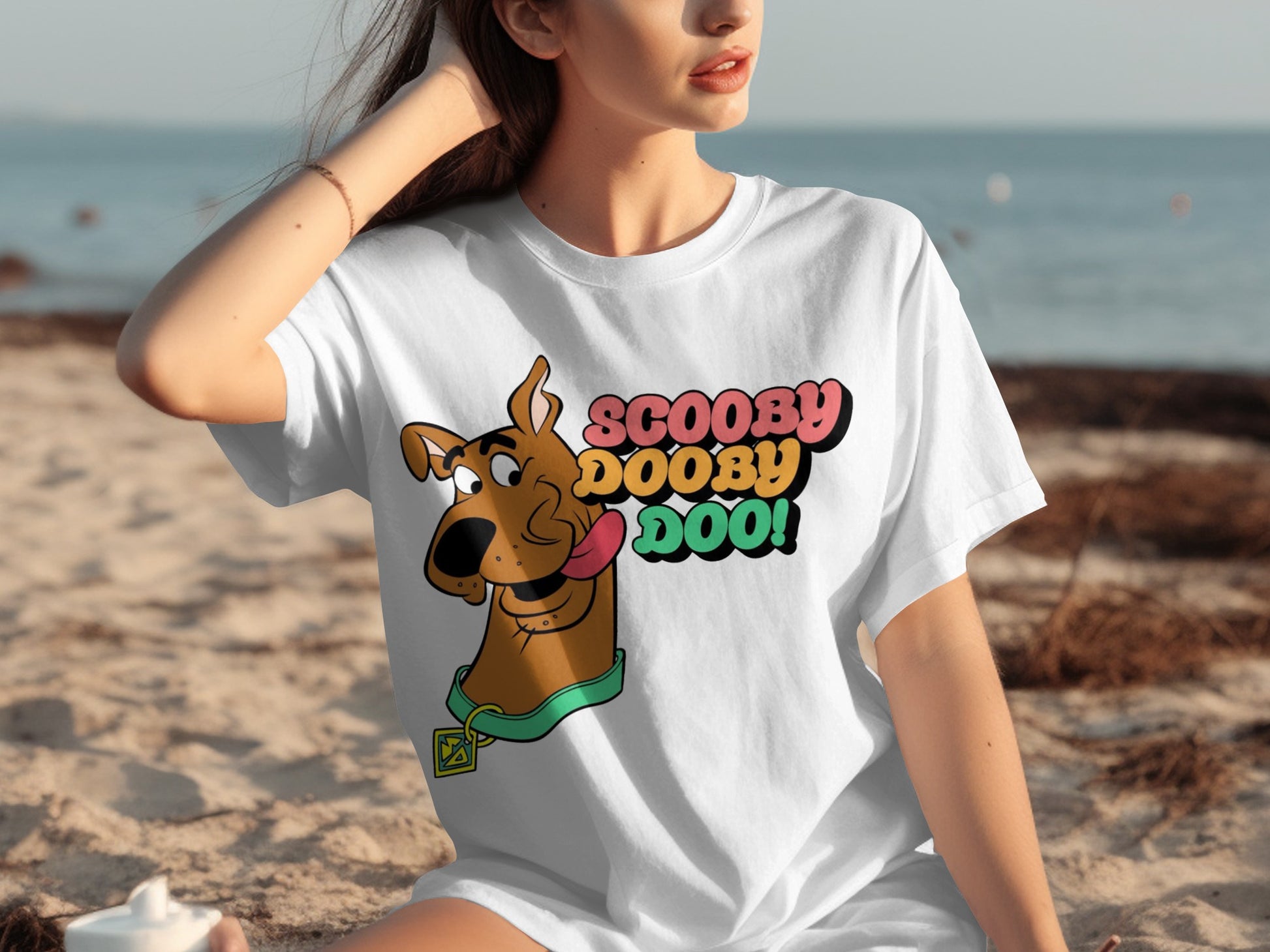Scooby Dooby Doo Cartoon Graphic Tee Shirt Product