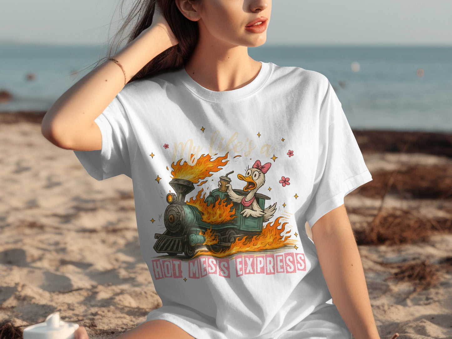 My Life's a Hot Mess Express Graphic Tee