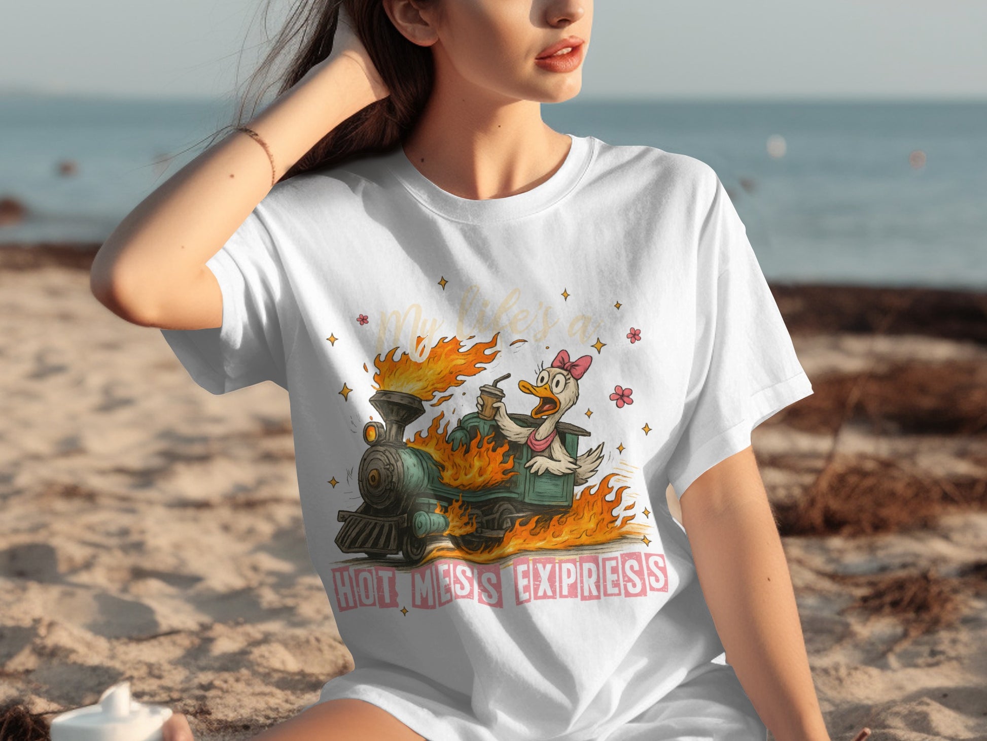 My Life's a Hot Mess Express Graphic Tee