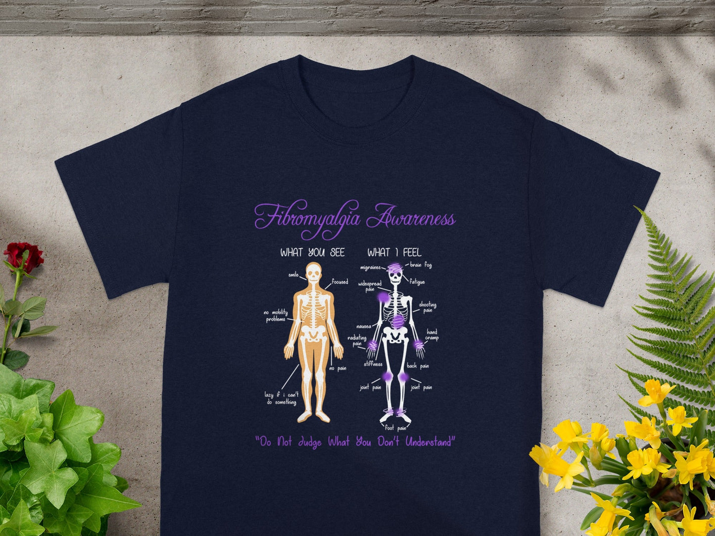 Fibromyalgia Awareness Graphic What You See What I Feel Shirt