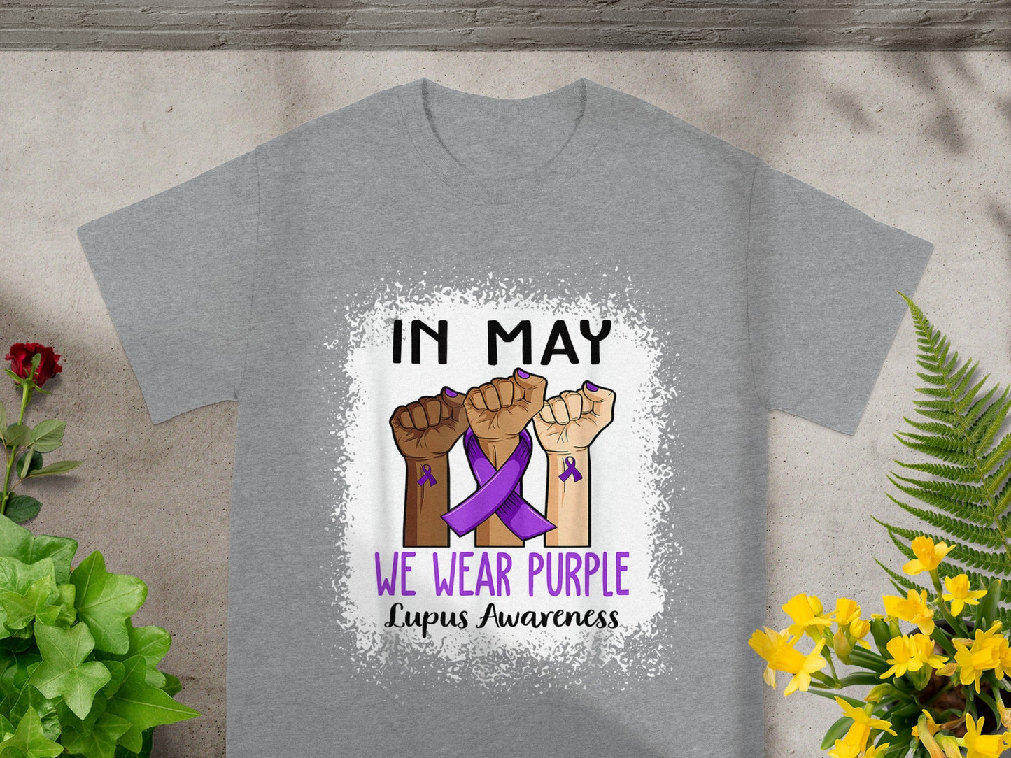 In May We Wear Purple Lupus Awareness Shirt
