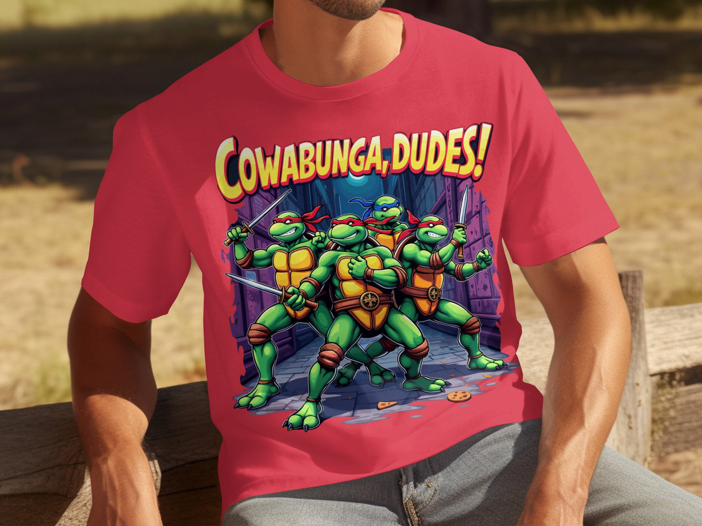Cowabunga Dudes Ninja Turtles Graphic T-Shirt
