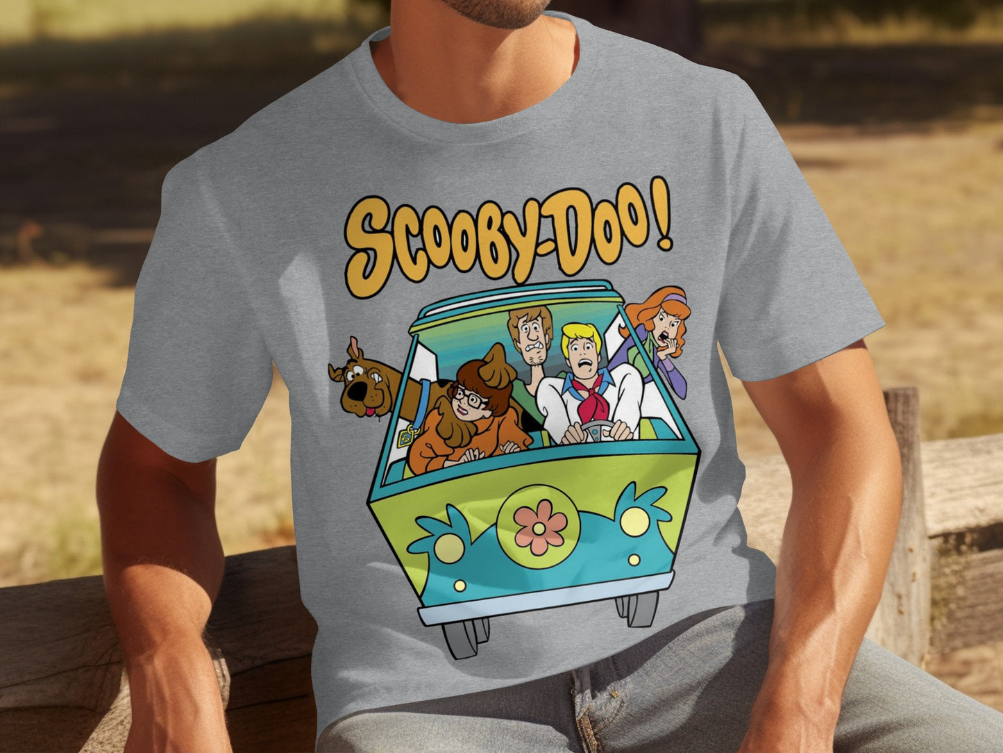 Scooby-Doo and Mystery Machine Graphic T-Shirt