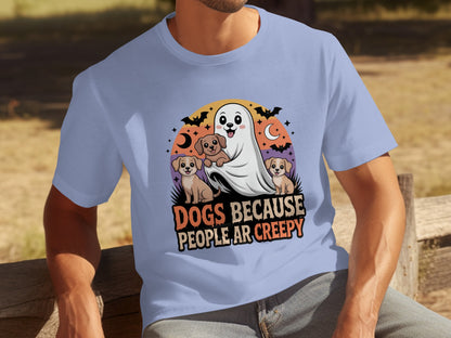 Dogs Because People Are Creepy Halloween T-Shirt