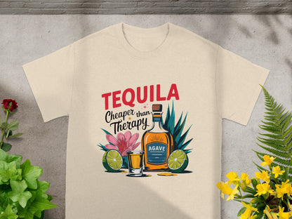 Tequila Cheaper Than Therapy Graphic T-Shirt
