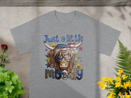 Just a Little Moody Graphic Urban Farm T-shirt