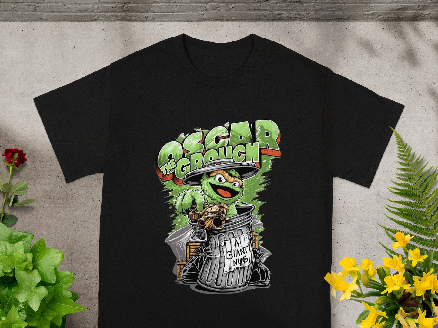 Oscar the Grouch Giant Nugget Graphic T-shirt