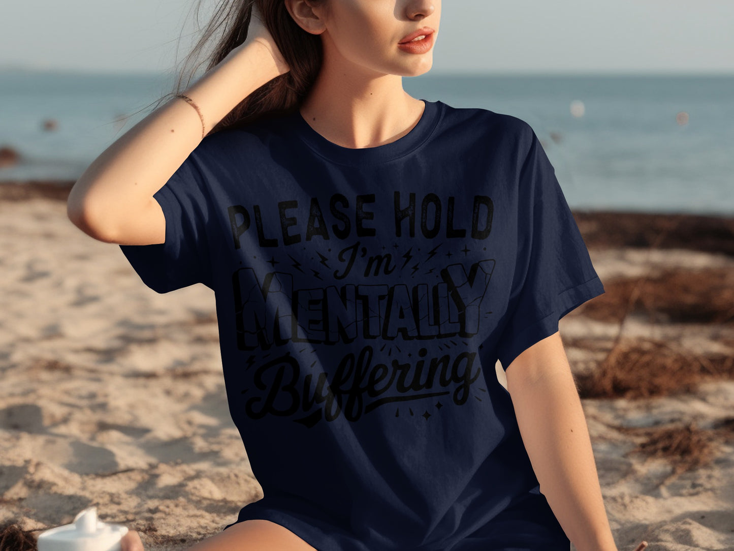 Please Hold I'm Mentally Buffering T-Shirt