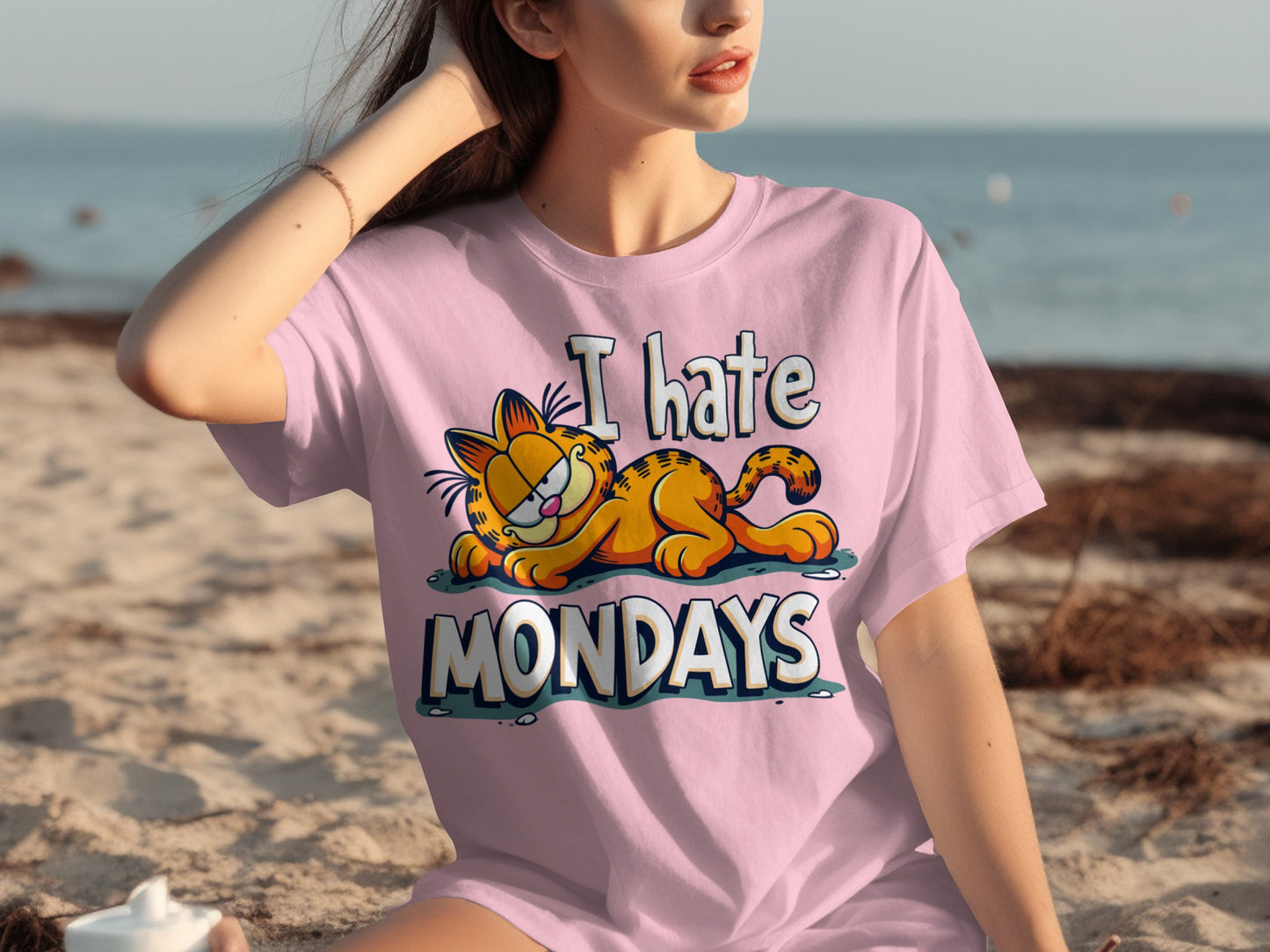 I Hate Mondays Garfield T-Shirt for Beach Lovers