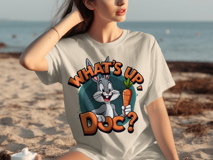 What's Up Doc Graphic Printed Casual T-shirt