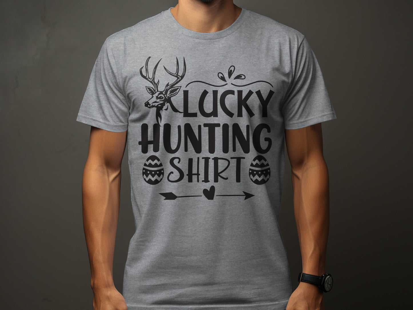 Lucky Hunting Shirt Graphic Tee for Outdoor Enthusiasts