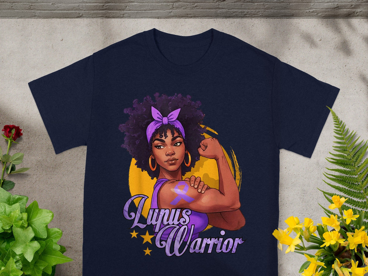 Lupus Warrior Empowerment Design T-Shirt