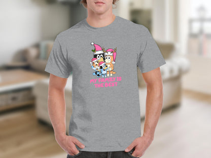 My Family Is The Best Cartoon Characters T-shirt