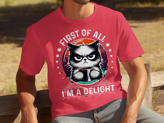 First of All I'm a Delight Grumpy Cat T-Shirt