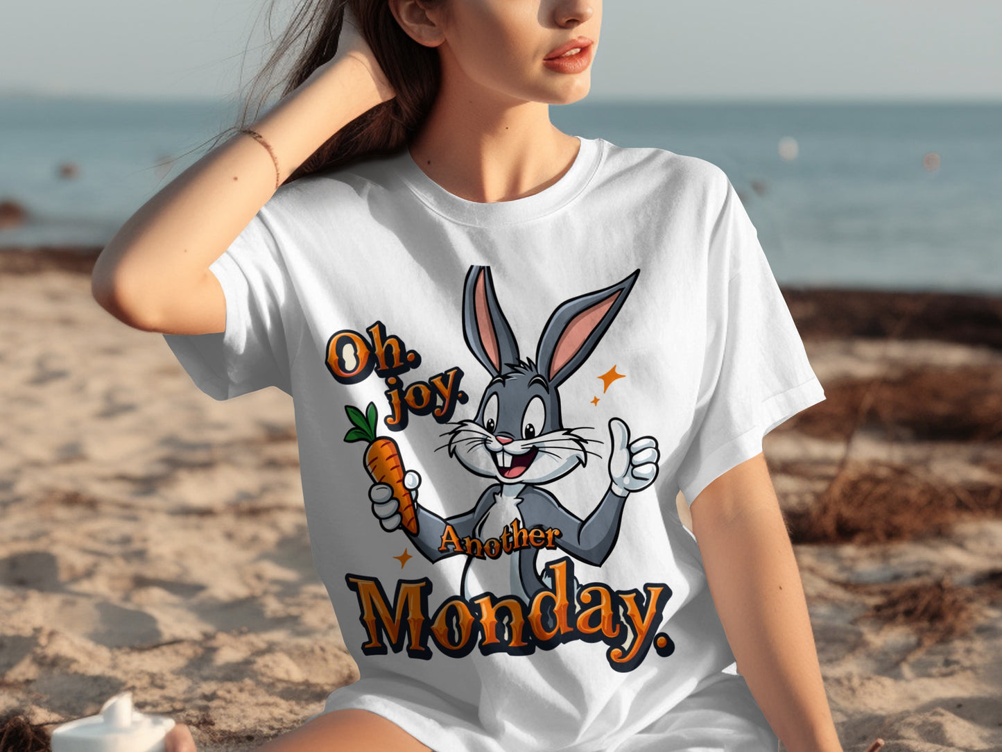 Oh Joy Another Monday Cartoon Graphic T-Shirt