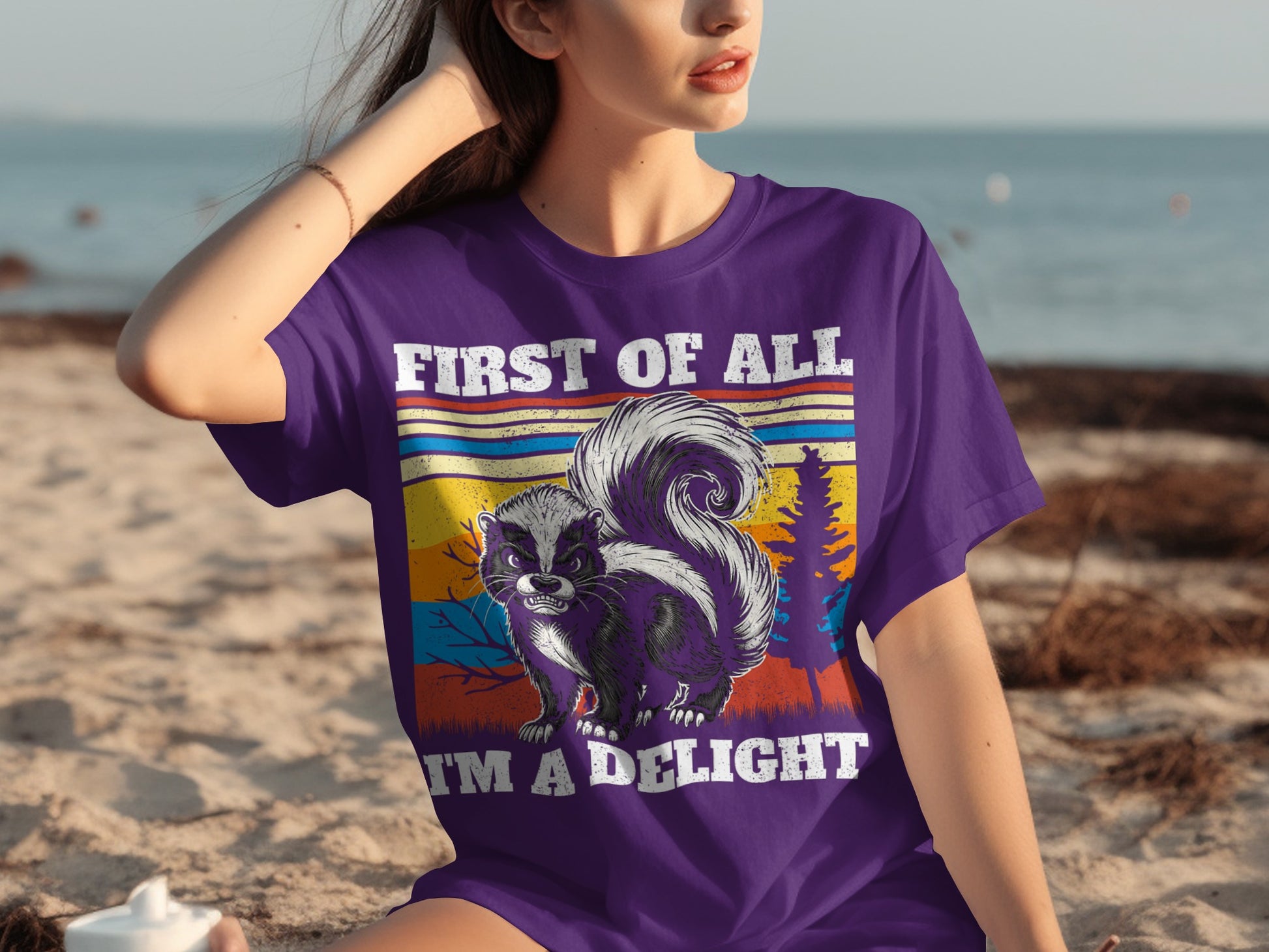 First of All I'm a Delight Graphic Tee Shirt
