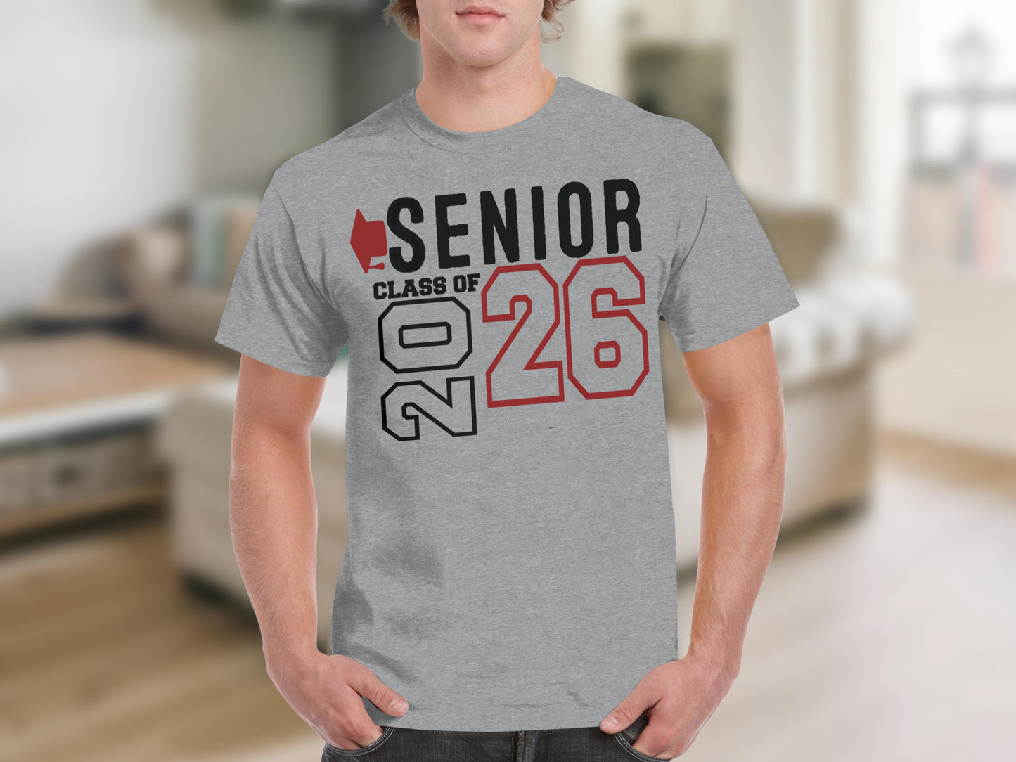Senior Class of 2026 Graphic T-shirt for Graduation