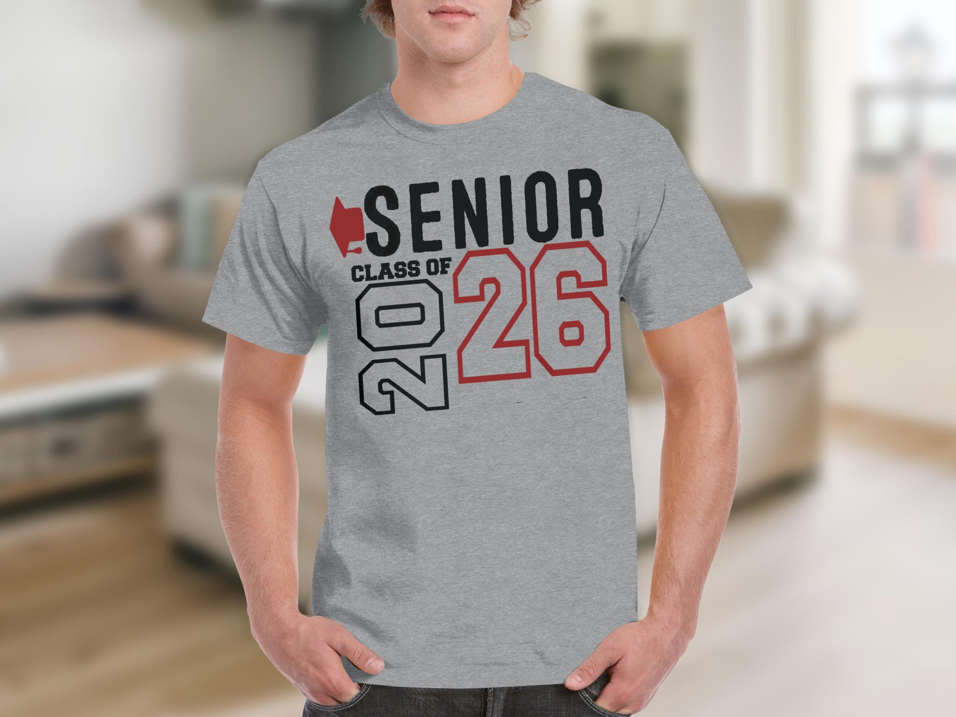 Senior Class of 2026 Graphic T-shirt for Graduation