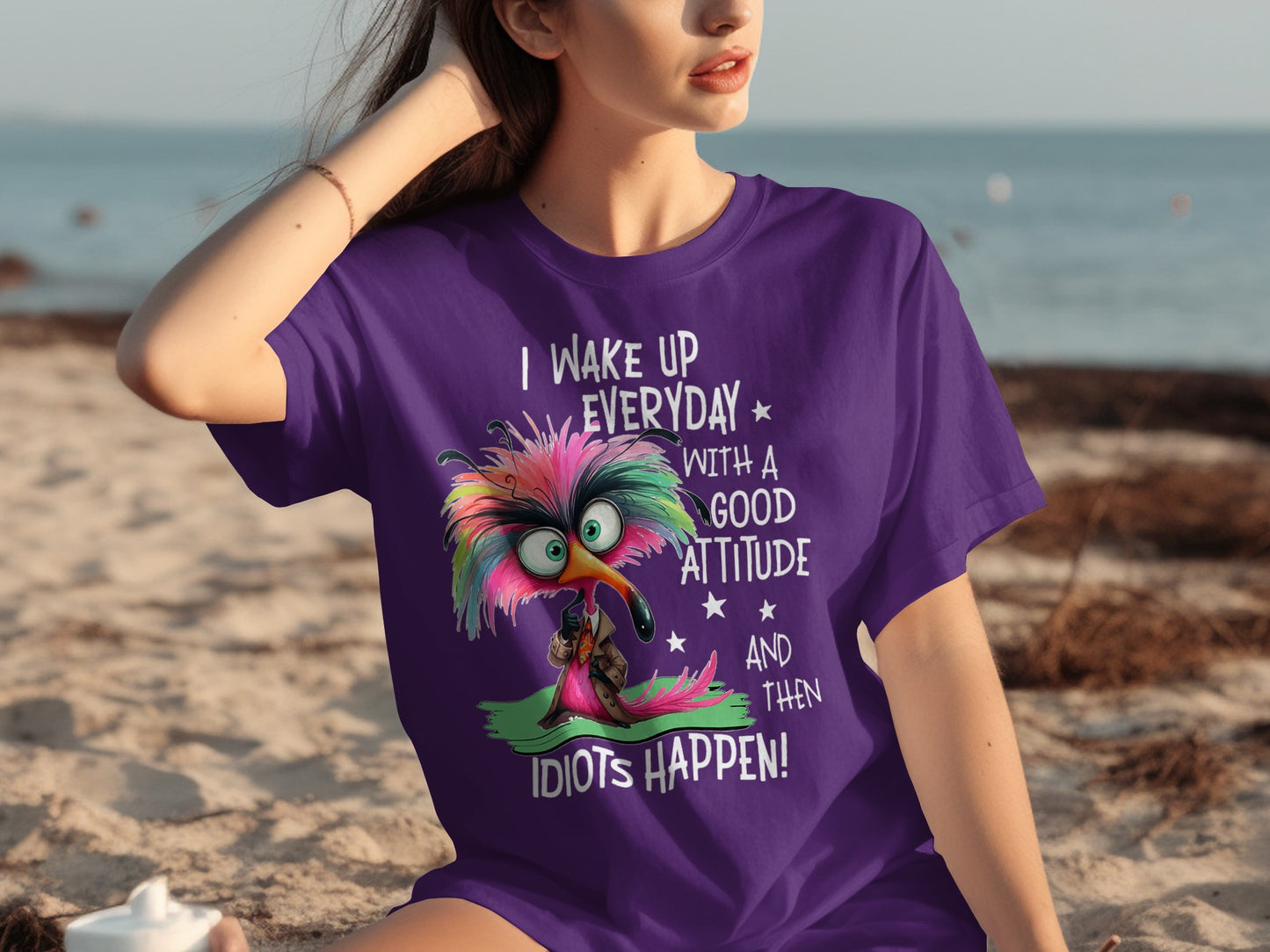 I Wake Up Everyday With A Good Attitude Fun T-Shirt