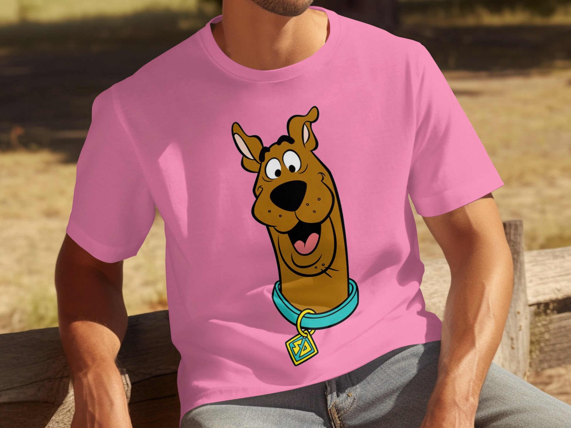 Scooby-Doo Pink T-Shirt with Fun Cartoon Design
