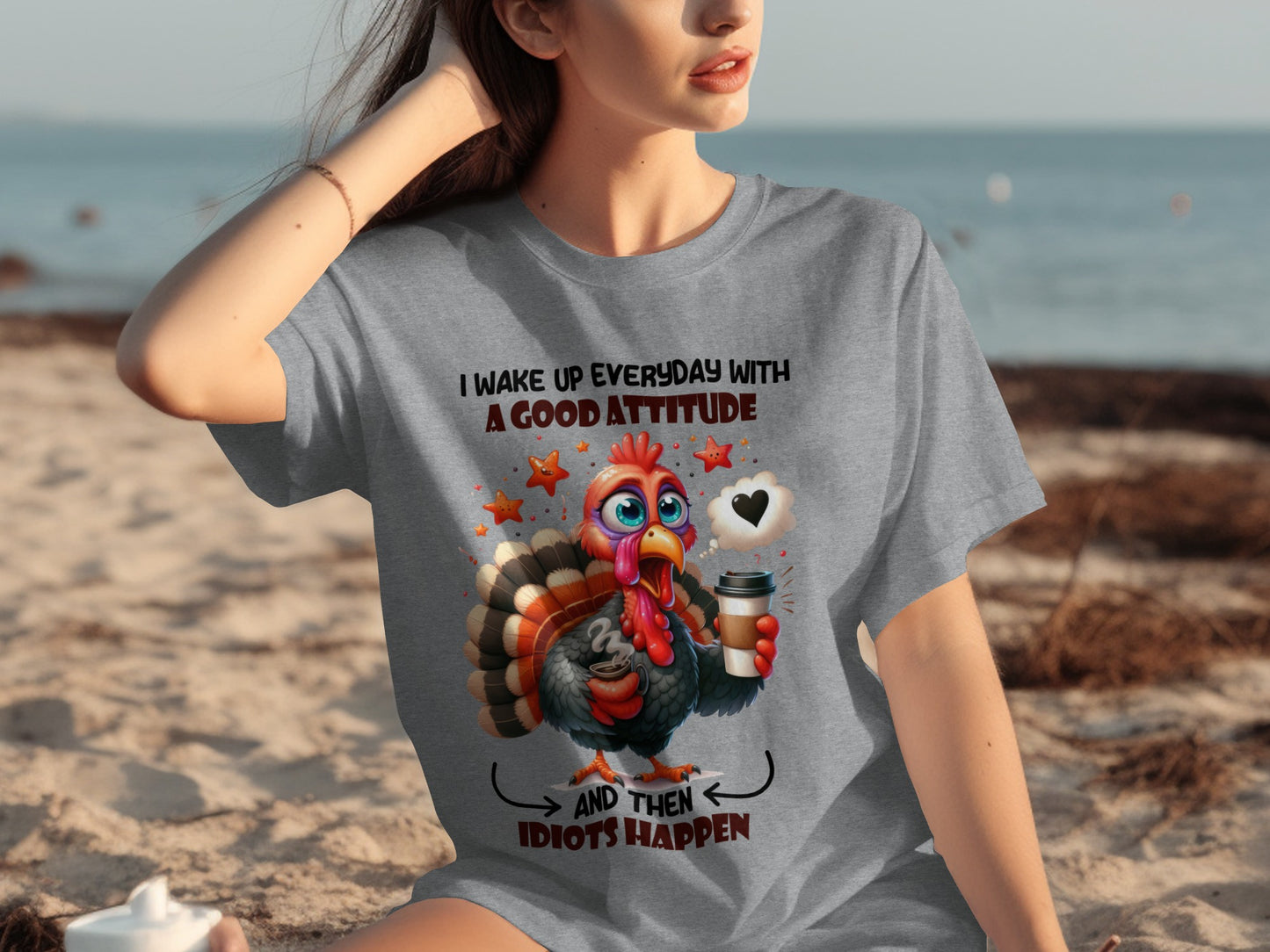 I Wake Up Everyday With A Good Attitude Graphic Shirt