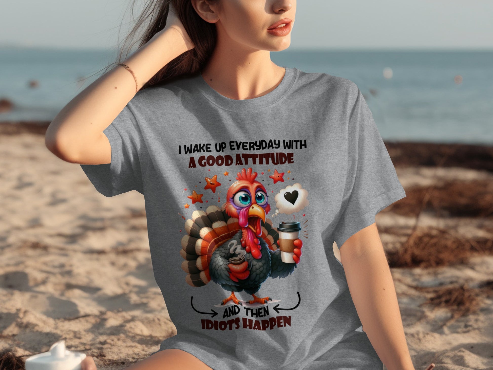 I Wake Up Everyday With A Good Attitude Graphic Shirt