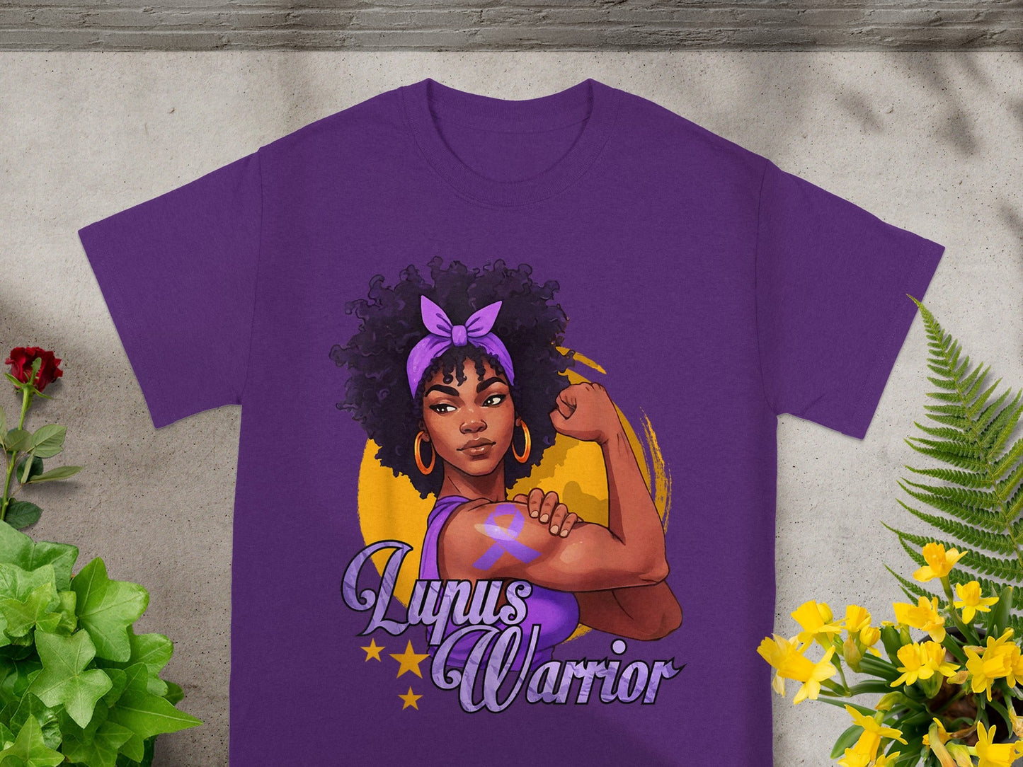 Lupus Warrior T-Shirt for Awareness Advocacy Aid