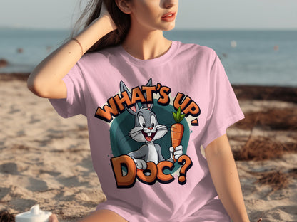 What's Up Doc Cartoon Character Graphic T-shirt