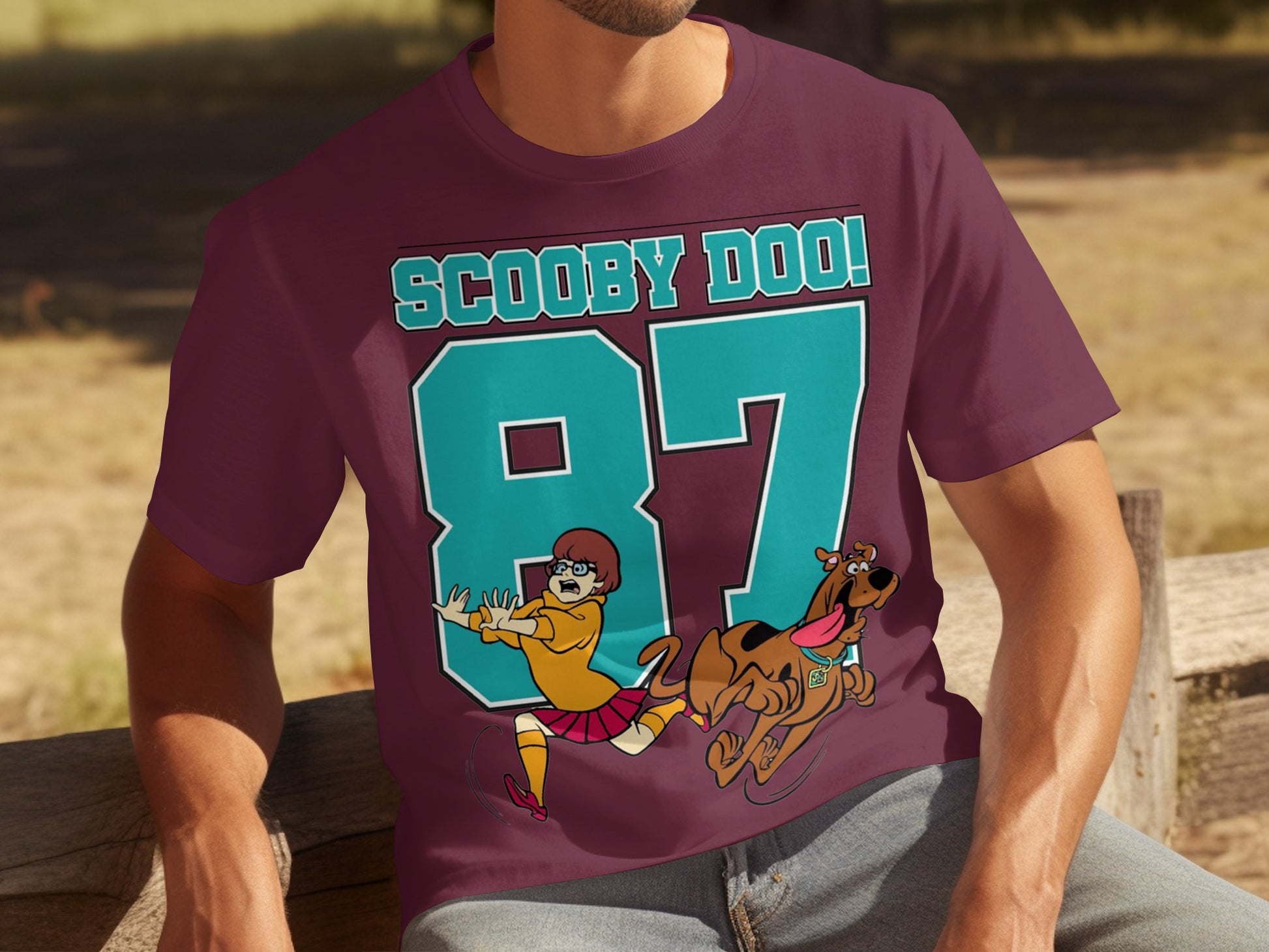 SCOOBY DOO 87 Cartoon Graphic Men's T-Shirt