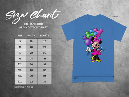 GILDAN 5000 Minnie Mouse Balloons T-SHIRT product type