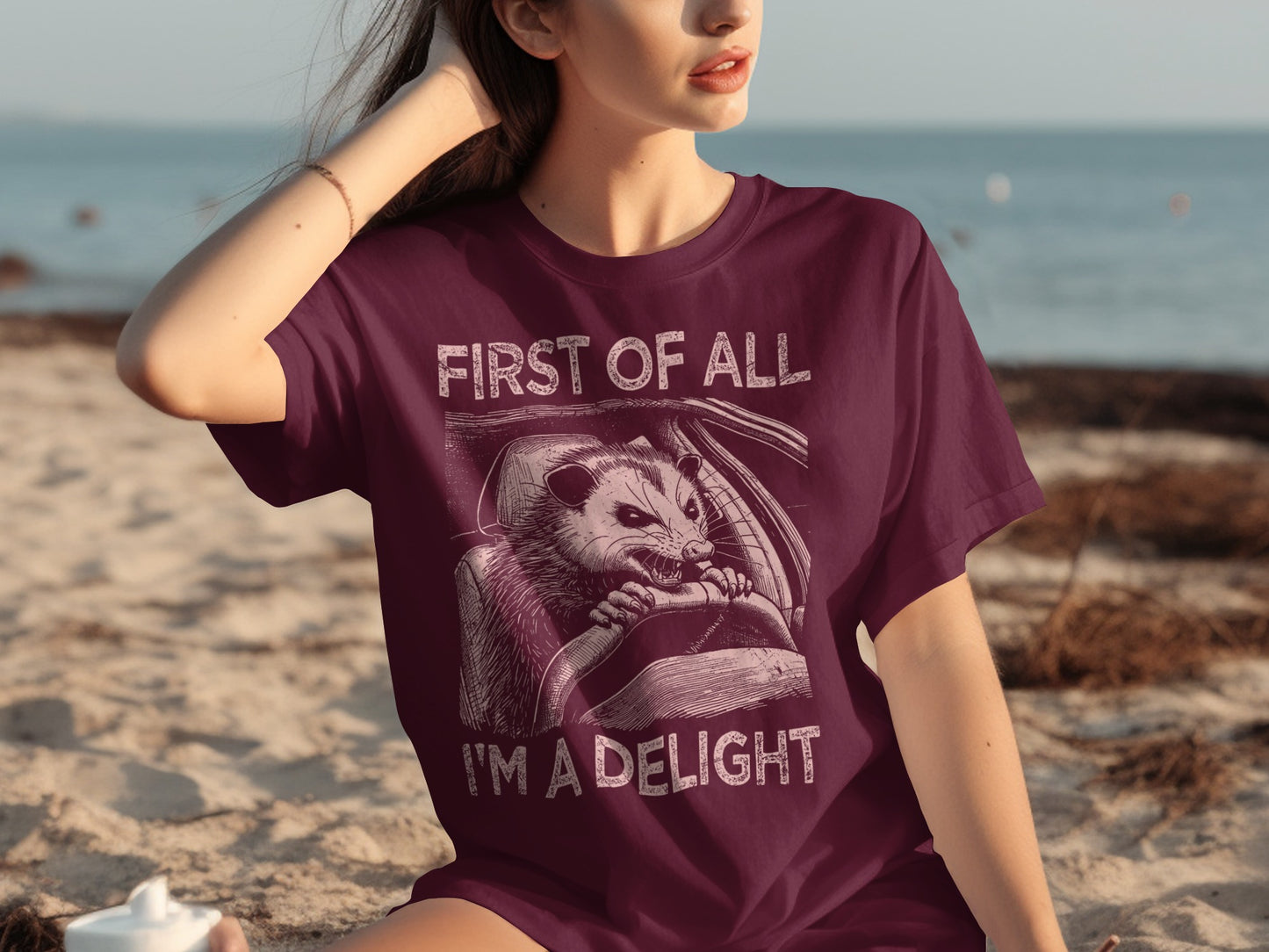 First of All I'm a Delight Graphic Shirt