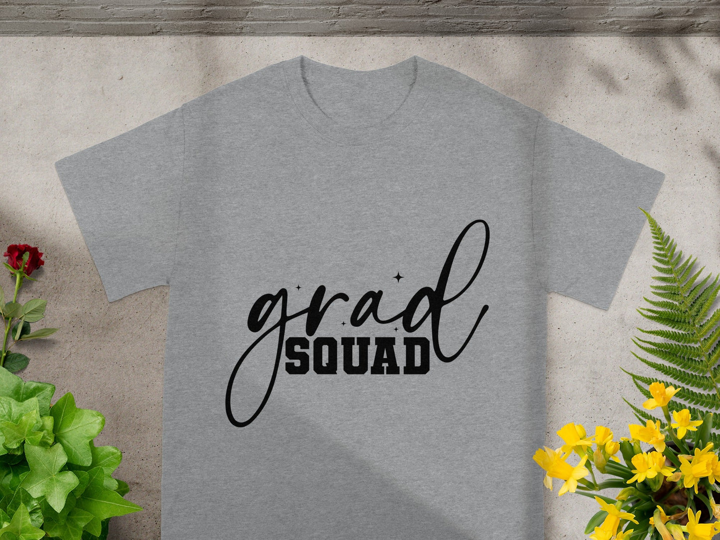 Grad Squad Graphic Statement Tee Shirt