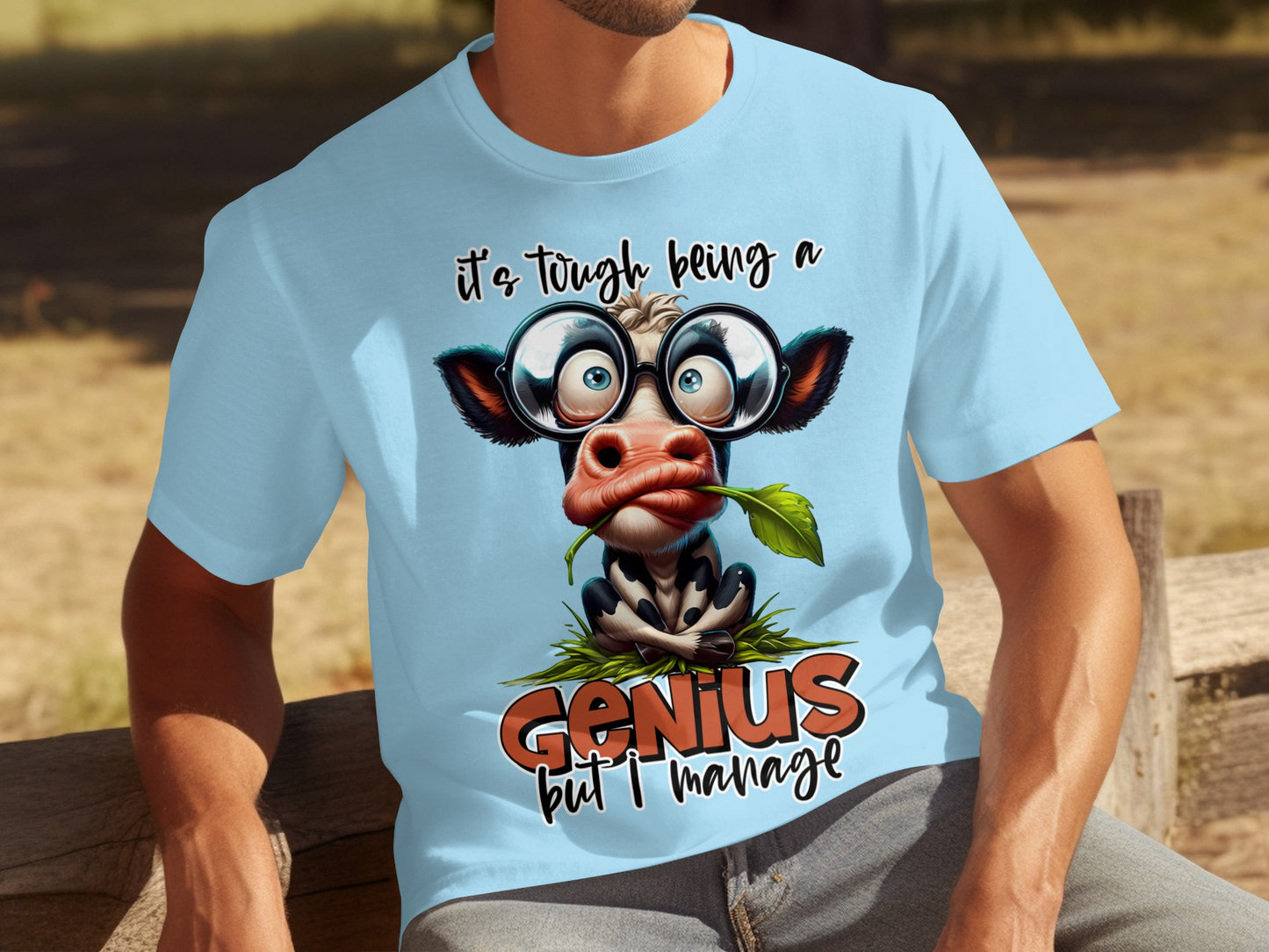 It's Tough Being a Genius But I Manage T-Shirt