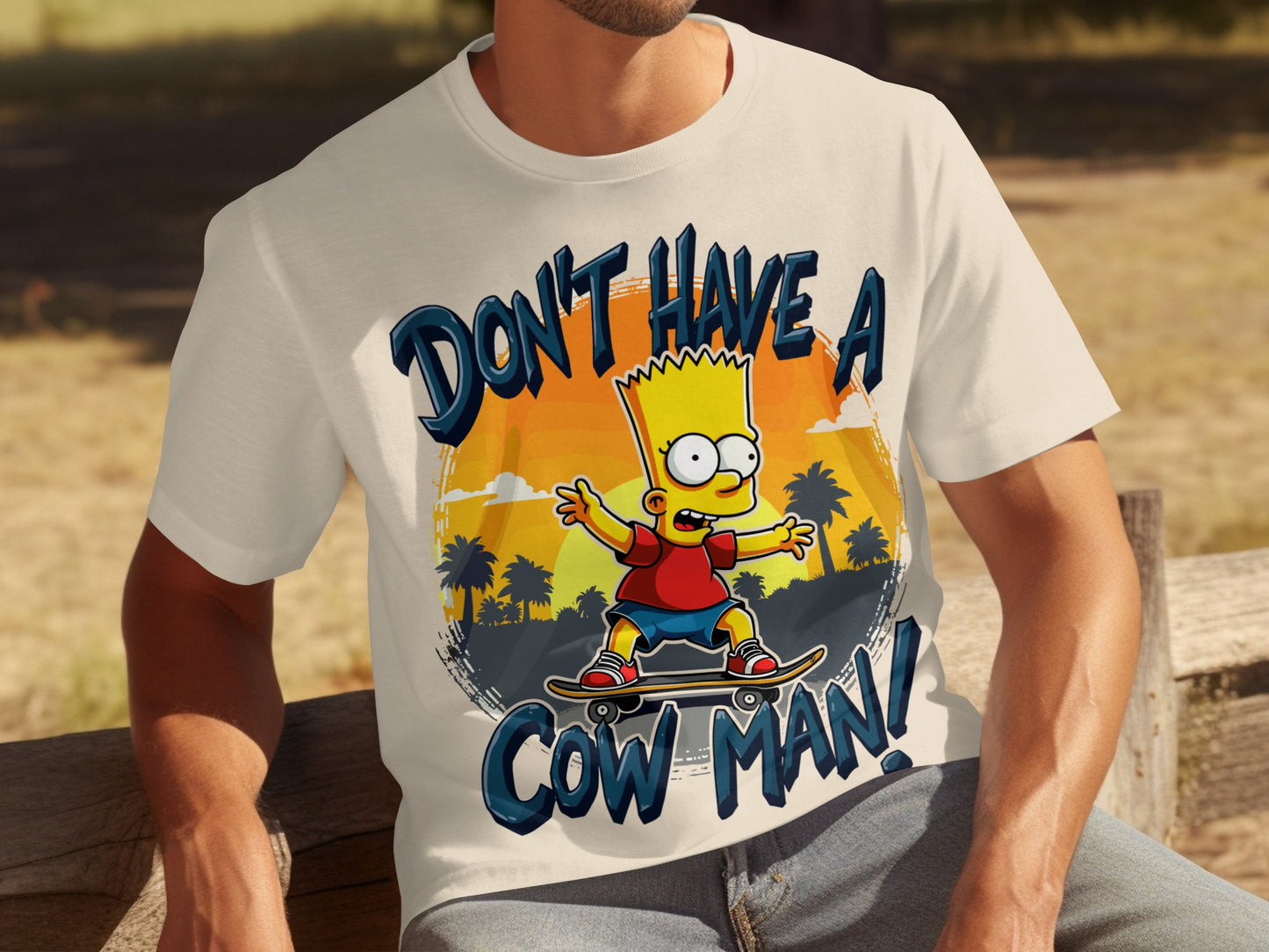 Don't Have A Cow Man Graphic T-Shirt