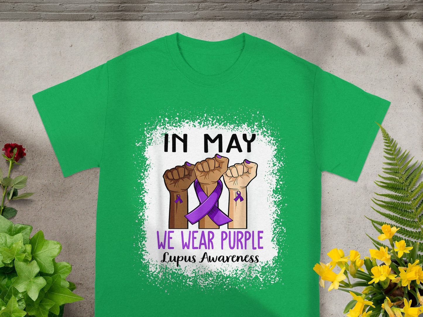 IN MAY WE WEAR PURPLE Lupus Awareness Shirt