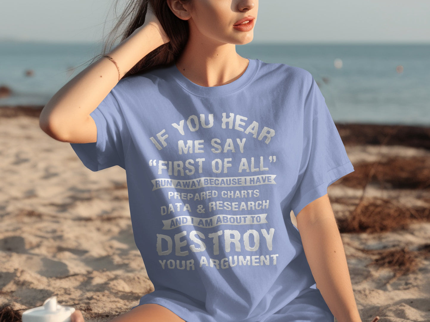 If You Hear Me Say First Of All Run Away T-shirt