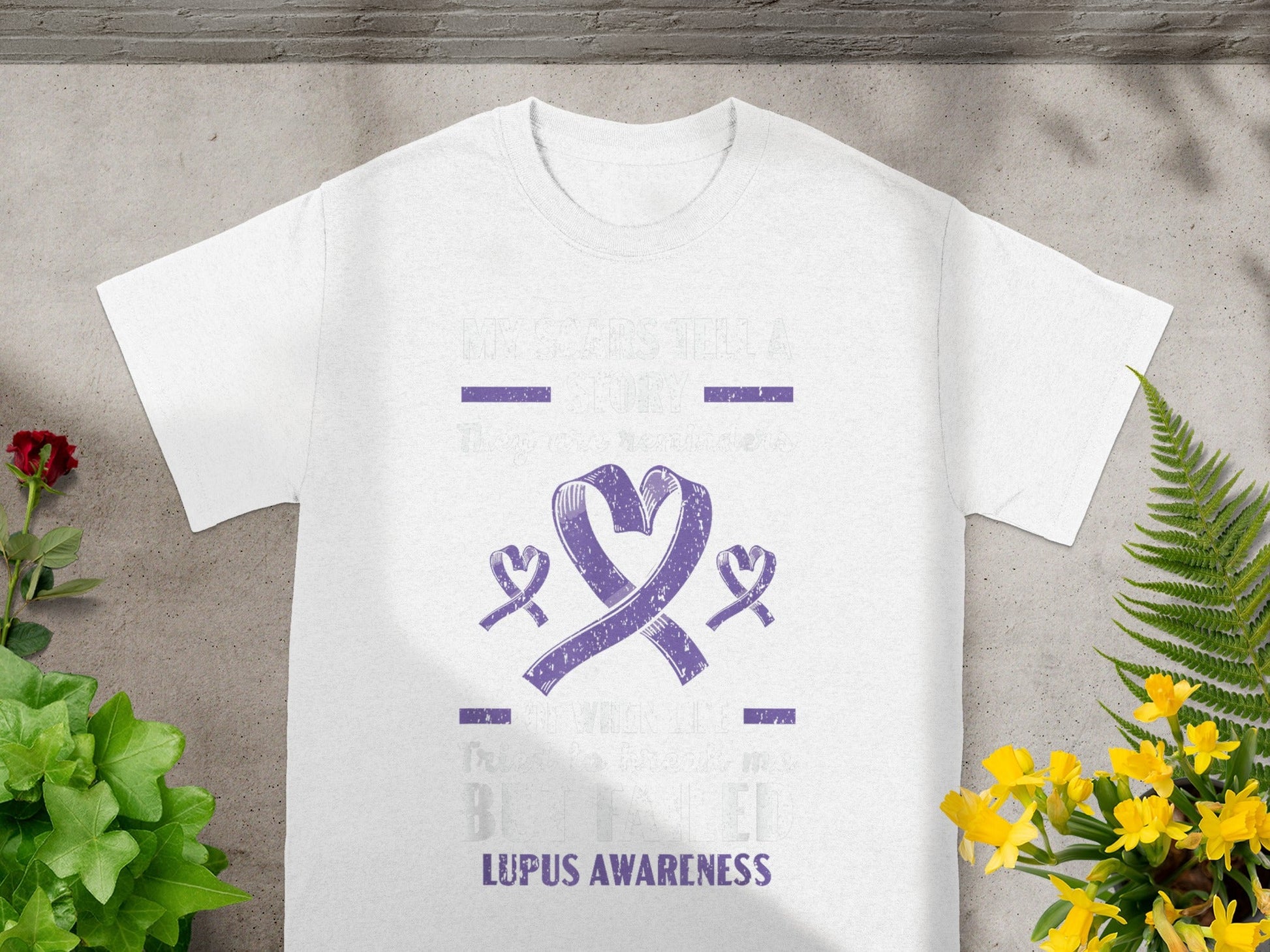 My Scars Tell A Story Lupus Awareness T-shirt