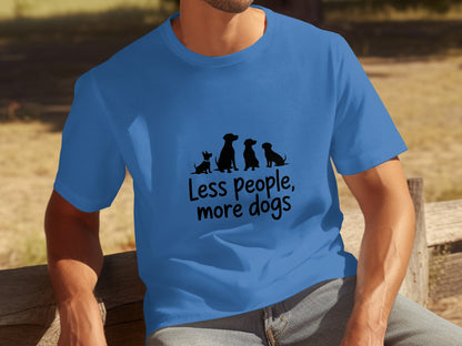 Less People More Dogs Graphic T-shirt