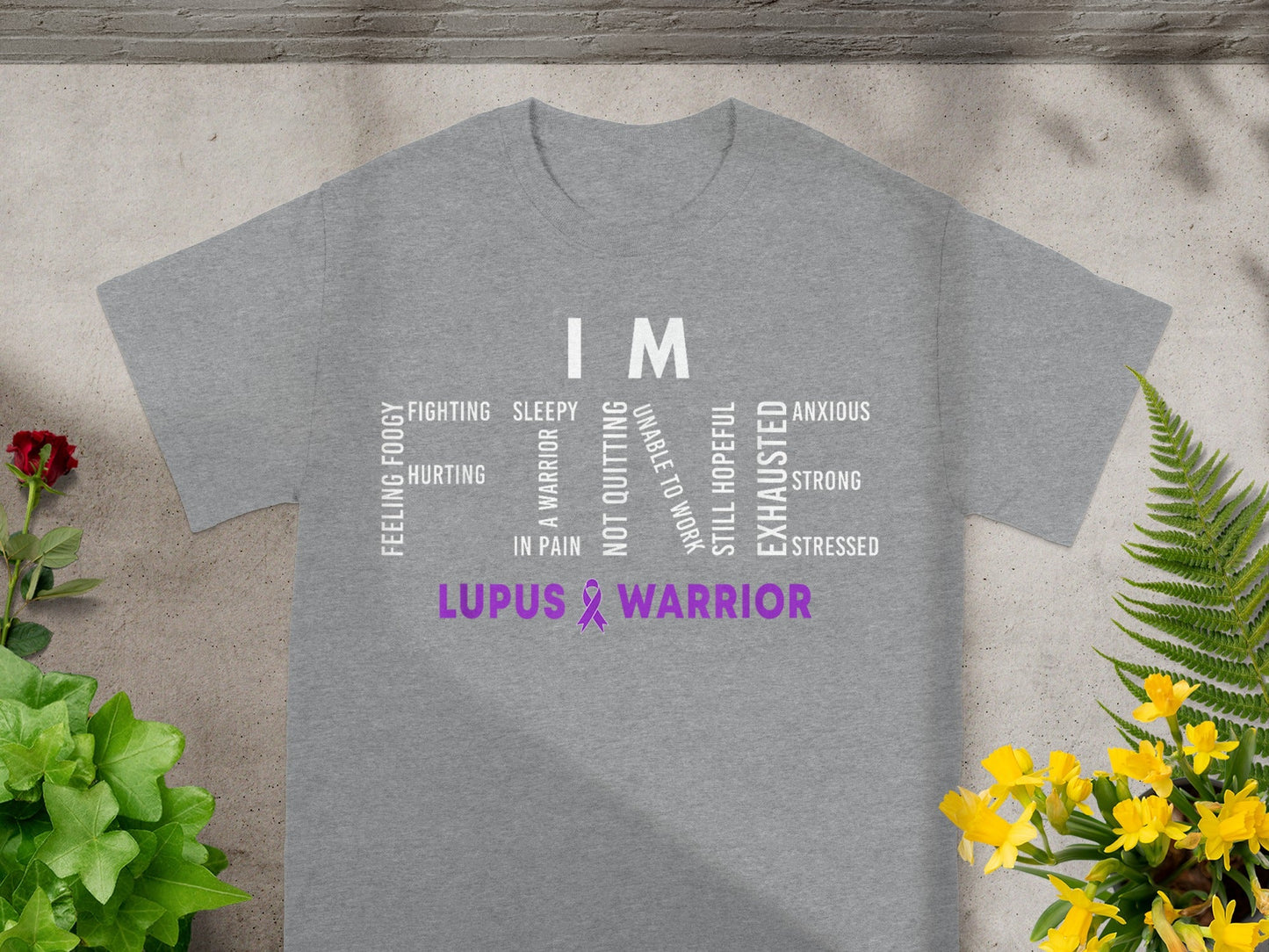 Feeling Foggy Fighting Hurting Lupus Warrior T-shirt