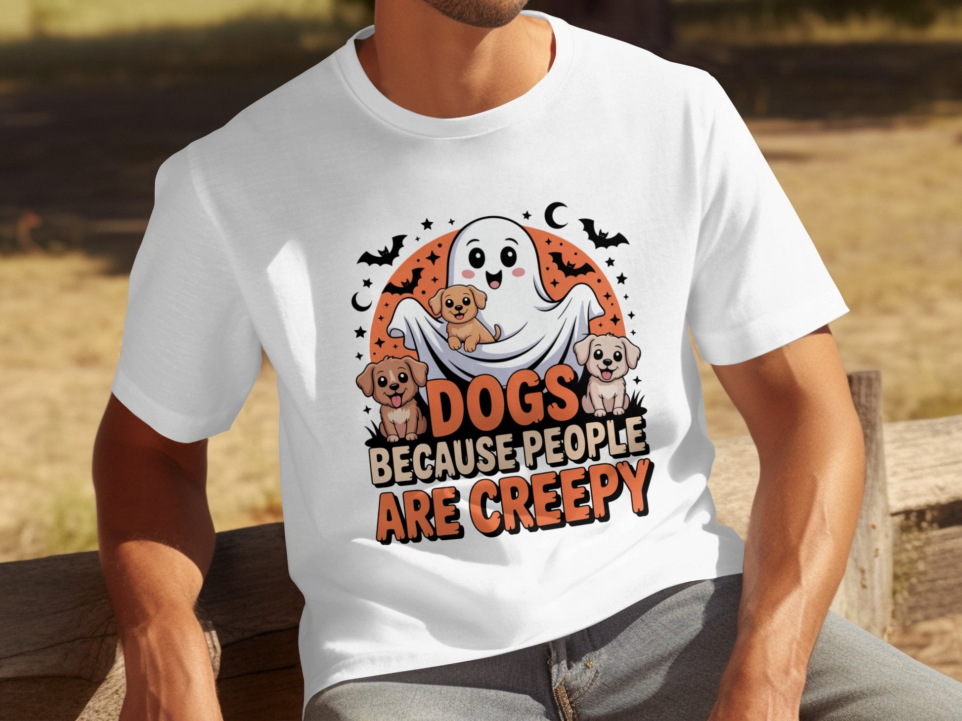 Dogs Because People Are Creepy Halloween T-shirt