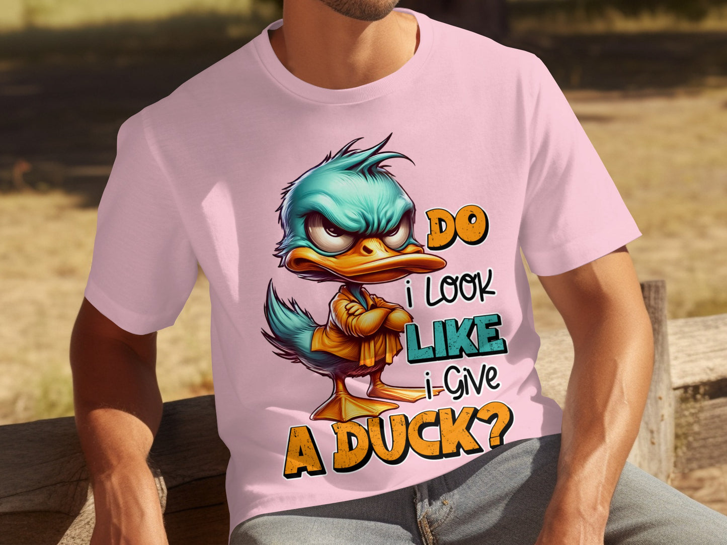 Do I Look Like I Give A Duck Statement T-Shirt